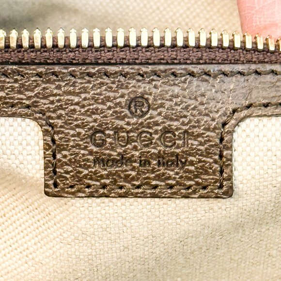 Gucci 724642 Unisex Giant GG Canvas & Leather Medium Duffle Bag - Picture 7 of 9